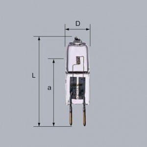 三菱 ミニハロゲンランプ ≪HALOSTAR STARLITE≫ 12V 35W GY6.35口金 J12V3（中古品）