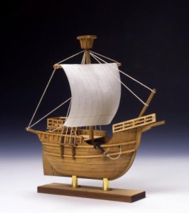 ウッディジョー 帆船 ミニ帆船4 カタロニア船 木製模型(中古品)