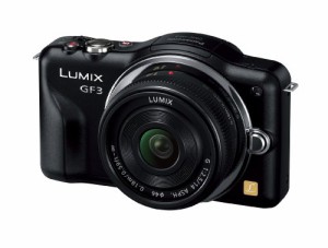 パナソニック ミラーレス一眼カメラ LUMIX GF3 レンズキット エスプリブラ (中古品)