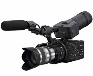 SONY NEX-FS100JK レンズ交換式NXCAMカムコーダー(レンズ付)(中古品)