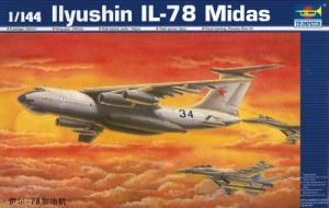 トランペッター 1/144 ロシア軍 イリューシン IL-78 空中給油機 プラモデル(中古品)