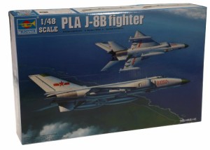 トランペッター 1/48 中国空軍 J-8IIB戦闘機 フィンバックF プラモデル(中古品)