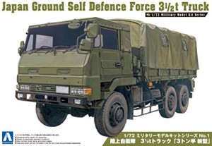 青島文化教材社 1/72 ミリタリーモデルシリーズ No.1 陸上自衛隊 3 1/2tト (中古品)