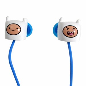 ADVENTURE TIME FINN EAR BUDS　アドベンチャータイム　フィン　イヤフォン(中古品)