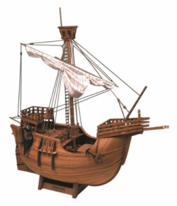 ウッディジョー 1/30 カタロニア船 木製帆船模型 組立キット(中古品)