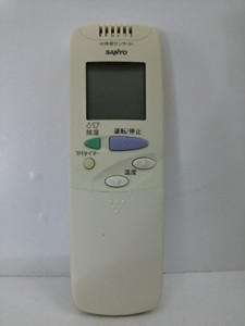 三洋電機 サンヨー エアコンリモコン RCS-SJ1(中古品)