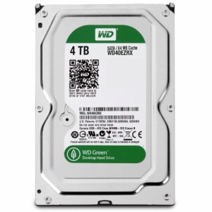WD 内蔵HDD Green 4TB 3.5inch SATA3.0（SATA 6 Gb/s） 64MB Intellipower (中古品)