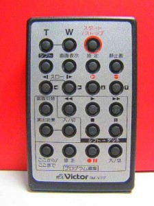 ビクター ビデオカメラリモコン RM-V717(中古品)