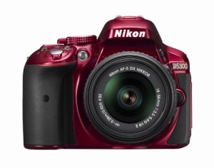 Nikon デジタル一眼レフカメラ D5300 18-55mm VR II レンズキット レッド 2(中古品)