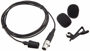 SHURE コンデンサーマイク ラベリア CVL-B/C-TQG (中古品)