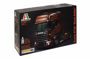 イタレリ 1/24 スカニア R730 “ブラックアンバー トラクターヘッド プラス(中古品)