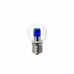 ELPA LED装飾電球 ミニボール球形 口金直径17mm G30 クリアブルー LDG1CB-G（中古品）