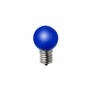ELPA LED装飾電球 ミニボール球形 口金直径17mm G30 ブルー LDG1B-G-E17-G2（中古品）