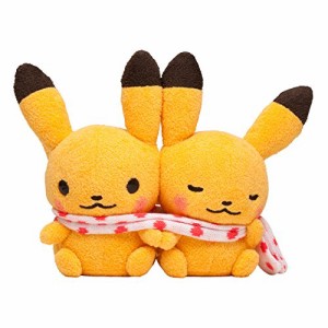 ポケモンセンターオリジナル ピカチュウペアぬいぐるみ Pokemon little tal(中古品)