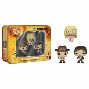 ウォーキング・デッド Walking Dead フィギュア 3体セット (Pocket Pop! Vi(中古品)