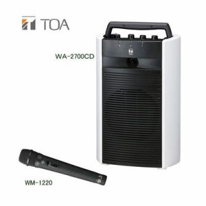 TOA デジタルワイヤレスアンプ(CD機能付き）・ワイヤレスマイクセット WA-2(中古品)