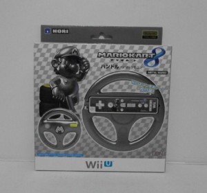 マリオカート８　ハンドル　for　wii　リモコン（METAL　MARIO）(中古品)