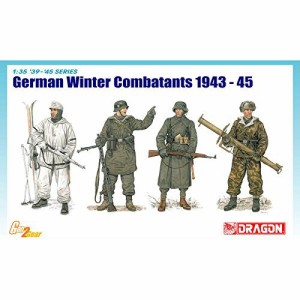 プラッツ 1/35 第二次世界大戦 ドイツ軍 冬季装備兵セット 1943~1945 プラ (中古品)