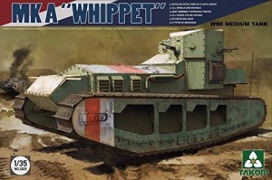 TAKOM 1/35 第一次世界大戦 マーク A ホイペット 中戦車 プラモデル(中古品)