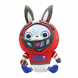 妖怪ウォッチ DXくったりぬいぐるみだニャン USA ピョン アメフトスタイル(中古品)