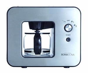 CCP 【BONABONA】 全自動ミル付きコーヒーメーカー(保温機能搭載) 「豆・粉(中古品)