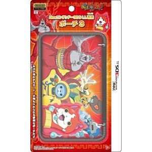妖怪ウォッチ new NINTENDO 3DSLL 専用 ポーチ3 レッドVer.(中古品)