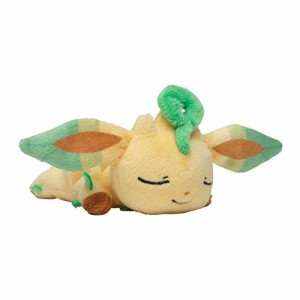 ポケモンセンターオリジナル くったりぬいぐるみ リーフィア おやすみver.(中古品)