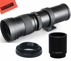 高電力420 - 1600mm f / 8.3?HD手動望遠レンズfor Nikon DSLR(中古品)