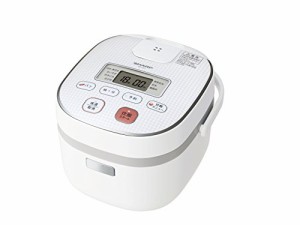 シャープ 炊飯器 3合 ホワイト KS-C5J-W(中古品)