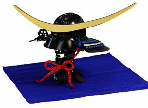 童友社 1/4 日本の名将兜シリーズ 独眼竜の弧月前立兜 伊達政宗 プラモデル(中古品)