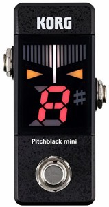 KORG ギター/ベース用 ペダルチューナー Pitchblack mini PB-MINI コンパク(中古品)