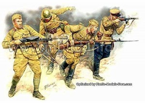 FRONTIER FIGHT SOVIET INFANTRY 1/35 MASTER BOX 3523.(中古品)