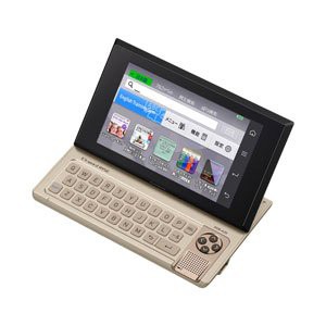 カシオ デジタル英会話学習機 EX-word RISE XDR-A20GD ゴールド コンテンツ(中古品)