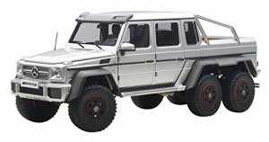 AUTOart 1/18 メルセデス ベンツ G63 AMG 6X6 (シルバー) 完成品(中古品)