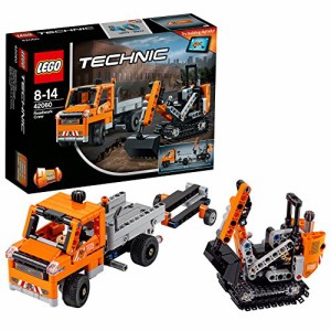 レゴ (LEGO) テクニック 道路工事トラック & ショベルカー 42060(中古