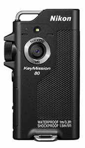 Nikon 防水ウェアラブルカメラ KeyMission 80 BK ブラック(中古品)