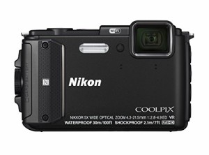 Nikon デジタルカメラ COOLPIX AW130 ブラック BK(中古品)