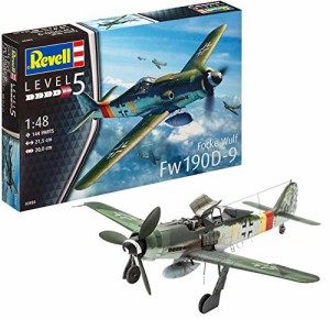 ドイツレベル 1/48 ドイツ空軍 フォッケウルフ Fw190D-9 プラモデル 03930(中古品)