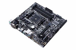 ASUSTeK AMD B350搭載 マザーボード PRIME B350M-A【μATX】(中古品)