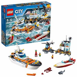 レゴ(LEGO)シティ 海上レスキュー隊と司令基地 60167(中古品)