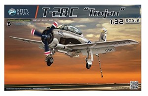 キティホーク 1/32 アメリカ軍 T-28C トロージャン プラモデル KITKH32015(中古品)