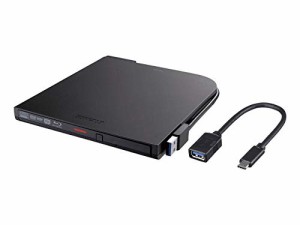 BUFFALO BDXL対応 USB3.0用ポータブルブルーレイドライブ スリムタイプ ブ (中古品)