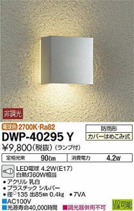 大光電機(DAIKO) LEDアウトドアライト (ランプ付) LED電球 4.2W(E17) 電球 （中古品）