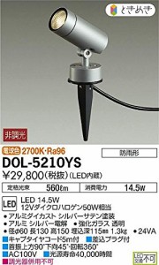 大光電機(DAIKO) LEDアウトドアスポット (LED内蔵) LED 14.5W 電球色 2700K（中古品）