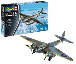 ドイツレベル 1/48 イギリス空軍 モスキートMk.4 爆撃機 プラモデル 03923(中古品)