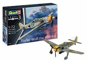 ドイツレベル 1/72 ドイツ空軍 フォッケウルフ Fw190F-8 プラモデル 03898(中古品)