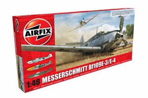 エアフィックス 1/48 ドイツ空軍 メッサーシュミット Bf109 E-3/E-4 プラモ(中古品)