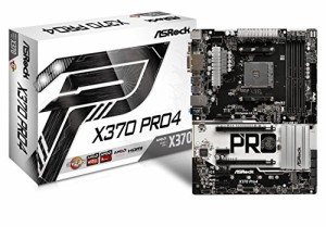 ASRock AMD X370チップセット搭載 ATXマザーボード X370 Pro4(中古品)