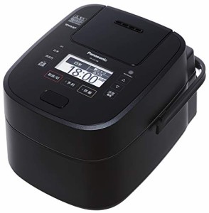 パナソニック 炊飯器 5.5合 圧力IH式 Wおどり炊き ブラック SR-VSX108-K(中古品)