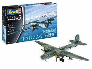 ドイツレベル 1/72 ドイツ空軍 ハインケル He177A-5 グライフ 爆撃機 プラ (中古品)